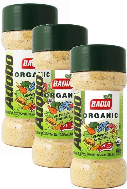 Badia Organic Adobo 12 75 Oz Pack Of 3 Cubanfoodmarket Com